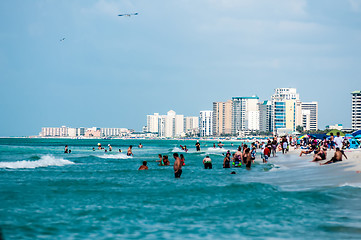 Image showing public beach in florida