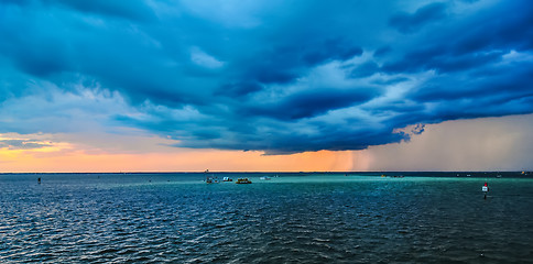 Image showing stormy weather over florida