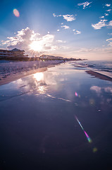 Image showing sunrise over sunshine state florida