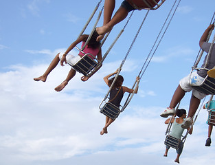 Image showing Spinner in the amusement park