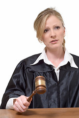 Image showing woman judge
