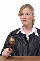 Image showing woman judge