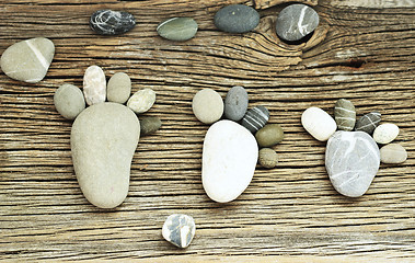 Image showing pebble family