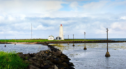 Image showing lighthouse in Iceland