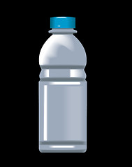 Image showing plastic water bottle container 