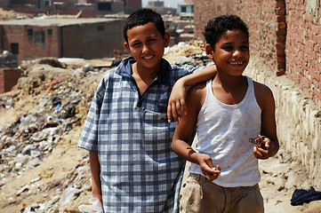 Image showing Slum area in Cairo - Manshiet Nasr