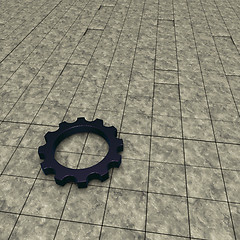 Image showing gear wheel