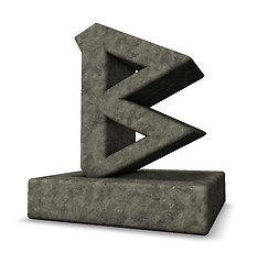 Image showing stone rune