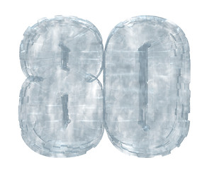 Image showing ice number