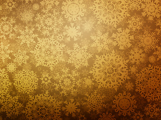 Image showing Christmas background with snowflakes. EPS 10