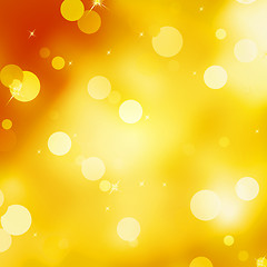 Image showing Glittery gold Christmas background. EPS 10