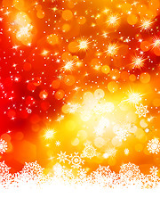 Image showing Abstract christmas with snowflake. EPS 10