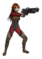 Image showing Female Super Hero