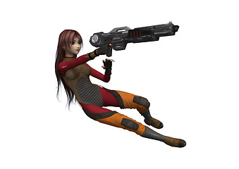 Image showing Female Super Hero