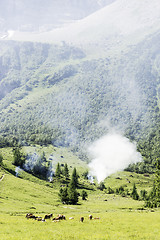 Image showing Smoke in Alps of Austria