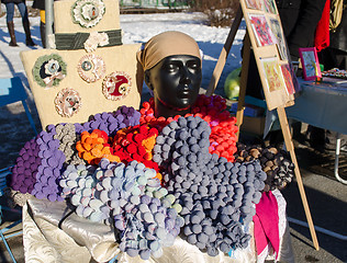 Image showing scarves headscarf women fabric apparel fair market 