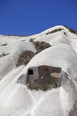 Image showing Ancient house in rock