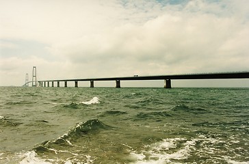 Image showing great belt bridge