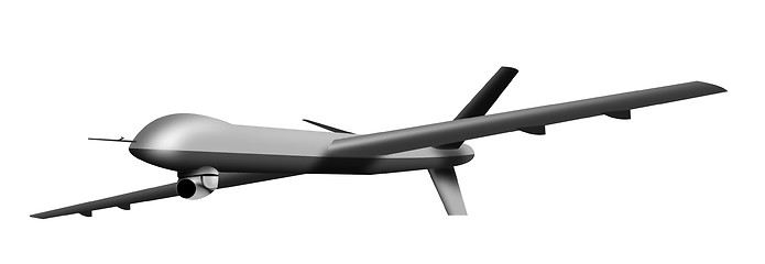 Image showing  remote controlled drone aircraft