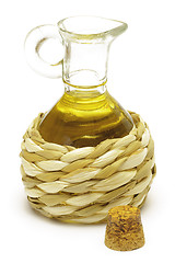 Image showing Decanter with oil 