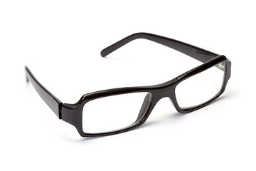 Image showing Black plastic glasses