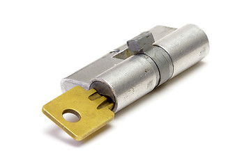 Image showing Lock with key