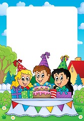 Image showing Party theme frame 2