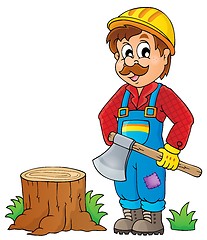 Image showing Image with lumberjack theme 1