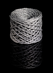 Image showing grey twine coil