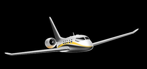 Image showing corporate jet aircraft