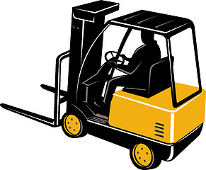 Image showing forklift truck