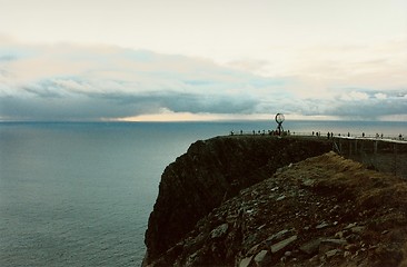 Image showing north cape cliff