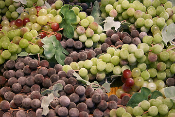 Image showing Grapes background