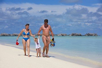 Image showing happy family on vacation