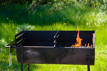 Image showing Light the grill