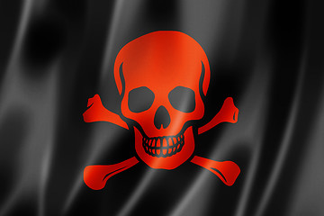 Image showing Pirate flag, Jolly Roger