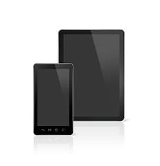 Image showing mobile phone and digital tablet pc