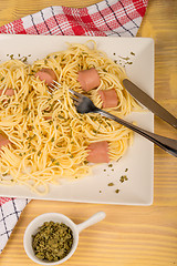 Image showing Pasta for kids