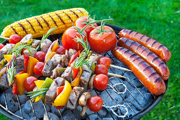 Image showing Backyard barbecue