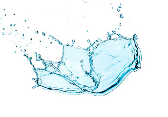 Image showing Water splash isolated