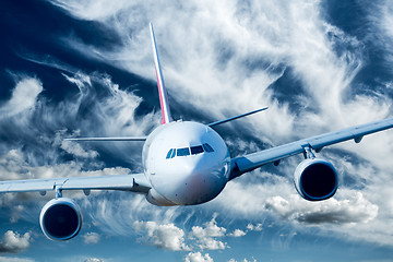 Image showing Passenger Airliner in the sky