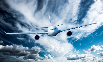 Image showing Passenger Airliner in the sky