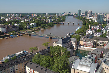 Image showing Aerial view of Frankfurt