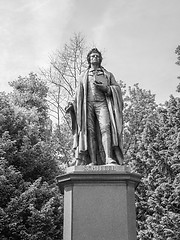 Image showing Schiller statue in Frankfurt