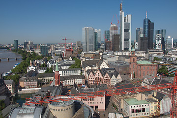 Image showing Aerial view of Frankfurt