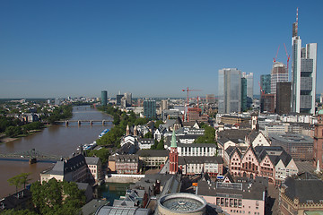 Image showing Aerial view of Frankfurt