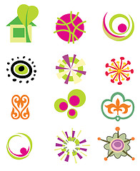 Image showing Set of vector design elements