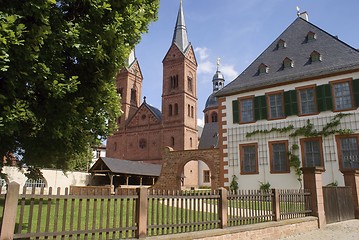 Image showing monastery in the city of Seligenstadt on the Main
