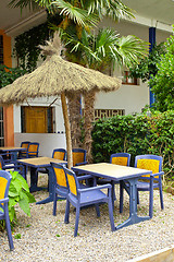 Image showing tropical cafe