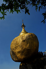 Image showing Golden rock pagoda